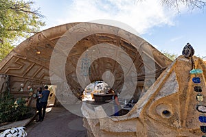 Sunny view of a the Cosanti Originals