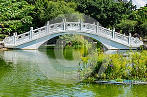 Sunny view of the Guang Hua Pond