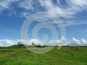 Sunny view of the Kenting Meteorological Radar Observatory