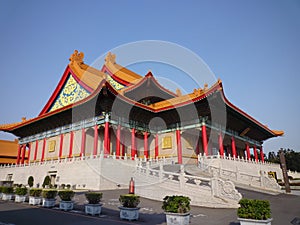 Sunny view of the National Theater and Concert Hall