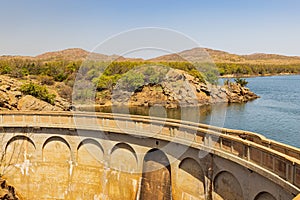 Sunny view of Quanah Parker Dam