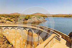 Sunny view of Quanah Parker Dam