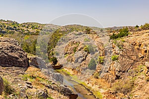 Sunny view of Quanah Parker Dam