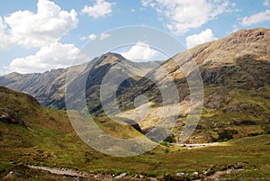 A Sunny View of the Scottish Highlands