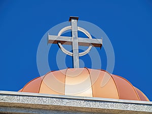 Sunny view of the St Peter the Apostle church photo