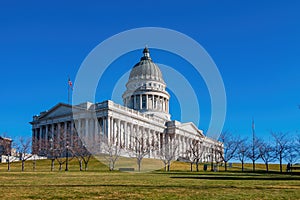 Sunny view of the Utah State Capitol