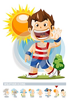Sunny. Weather Icon