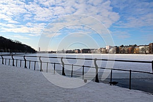 Sunny winter day in Copenhagen.