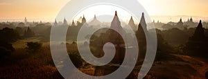 Sunray Over Bagan Temples