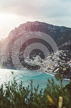 Sunrise Amalfi Coast Cool Color Palette Travel Location Mountains Ocean