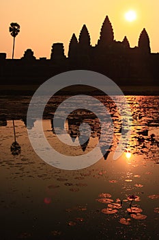 Sunrise at Angkor Wat in Cambodia