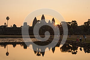 Sunrise in Angkor Wat, Siem Reap Cambodia