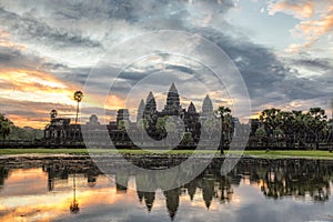 Sunrise at Ankor Wat in Cambodia