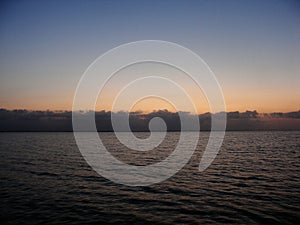 Sunrise on Baffin Bay, Texas