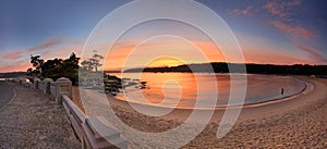 Sunrise Balmoral Beach Panorama Australia