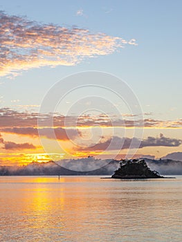 Sunrise at the Bay of Islands