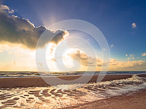 Sunrise on the beach