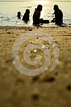 Sunrise on the beach