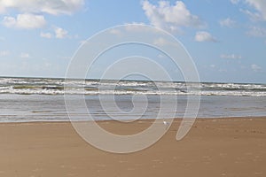 Sunrise on the beach in Aracaju