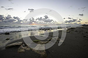 Sunrise at beach in Jupiter Florida