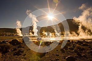 El Tatio Geysers photo