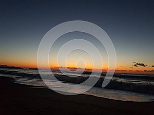 Sunrise at the Black sea