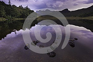 Sunrise at Blea Tarn in English Lake District