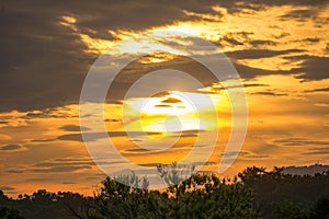 Sunrise in the Blue Ridge Mountains