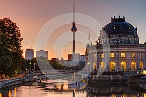 Sunrise at the Bode-Museum in Berlin