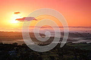 Sunrise bodmin moor