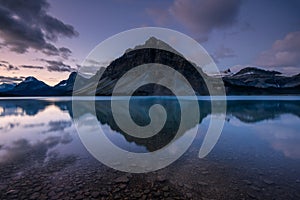 Sunrise at Bow Lake, Canada