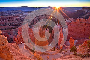 Sunrise in Bryce Canyon