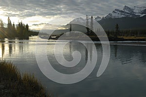 Sunrise in Canadian Rockies