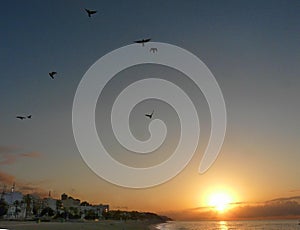 Sunrise in Canet de Mar photo
