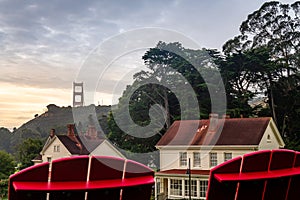 Sunrise from Cavallo Point at Fort Baker