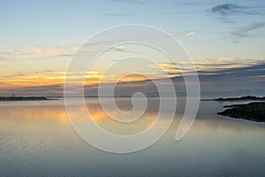 Sunrise on a central Florida Lake