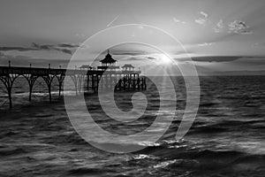 Sunrise Clevedon Pier England C