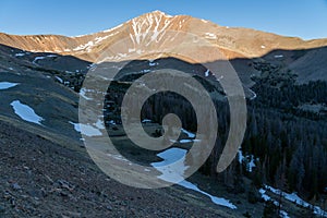 Sunrise in Colorado`s Collegiate Peaks