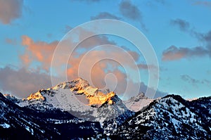 Sunrise, Como Peaks, Bitterroot Mountains, Montana.