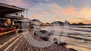 Sunrise at Copacabana Beach