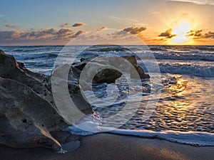 Sunrise at Coral Cove Park, Jupiter, Florida