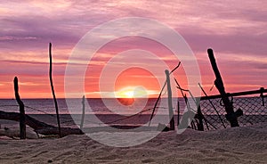 Sunrise at Costa Azul Surf Beach, Los Cabos