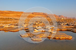 Sunrise at Dead Sea Israel desert scenery dawn landscape salt morning nature