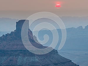 Sunrise at Death Horse Point