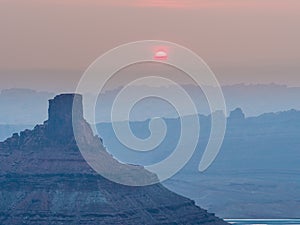 Sunrise at Death Horse Point