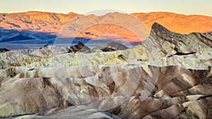 Sunrise in Death Valley Zabriskie Point