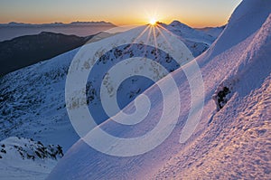 Sunrise from Derese mountain