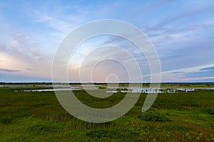 Sunrise at Dixon Waterfowl Refuge