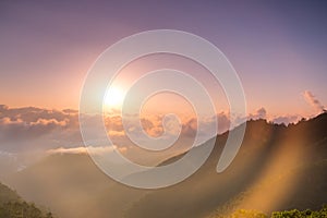 Sunrise at Doi Angkhang photo