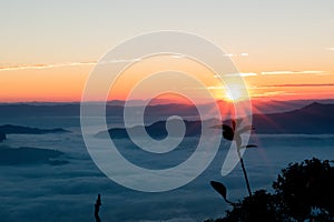 Sunrise at Doi Luang Chiangdao